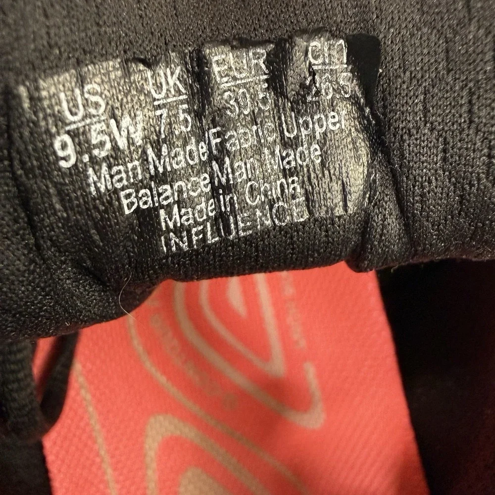 Ryka Influence Cross Training Athletic Shoes Black Pink Woman's 9.5 W‎ Nice!!